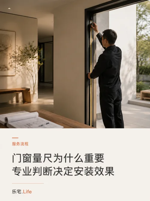门窗量尺为什么重要？专业量尺决定最终安装效果封面