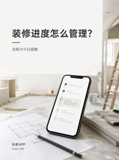 乐家APP：装修进度与提醒