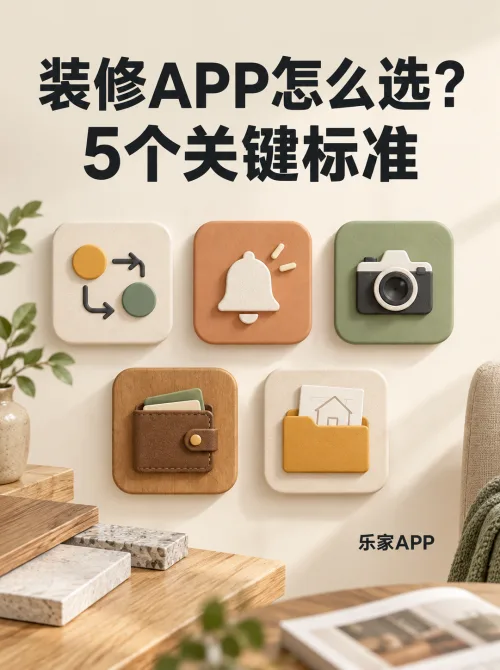 乐家APP：装修APP应该具备哪些功能？选择装修管理工具的几个关键标准