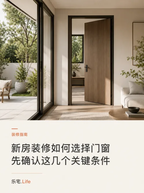新房装修如何选择门窗？封面