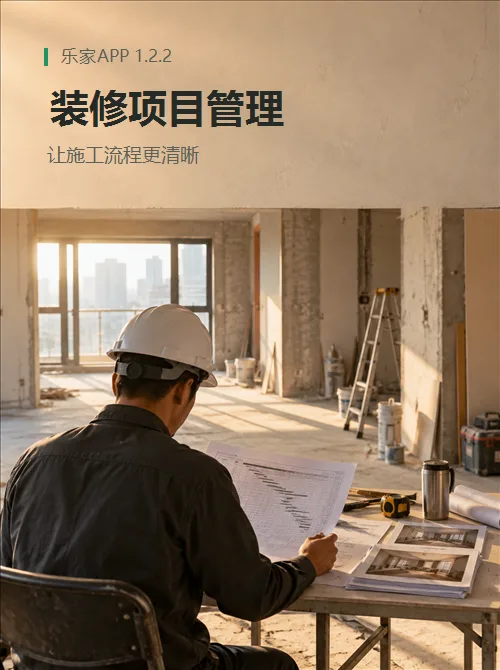 乐家APP 1.2.2 上线 App Store｜装修项目管理工具如何管流程、提醒、记录与财务